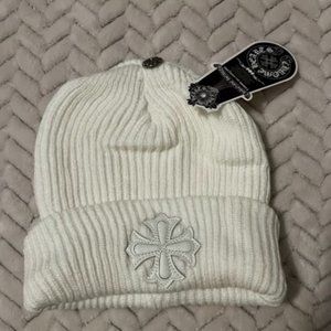 NWT Chrome Hearts WHITE Cross Beanie